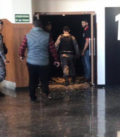 O assassinato aconteceu na tarde de ontem, dentro de uma sala de cinema no shopping de Dourados. Foto: Reprodução