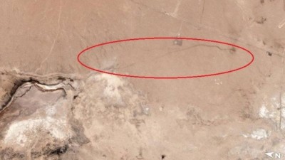 Imensa rachadura na Califórnia registrada por satélite Foto: Reprodução/Planet Labs