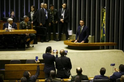 Presidente participou hoje de sessão solene na Câmara (Foto: Marcelo Camargo/Agência Brasil)