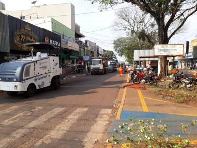 Obras na Avenida Hayel Bon Faker começaram na segunda-feira (Foto: Divulgação/Prefeitura)