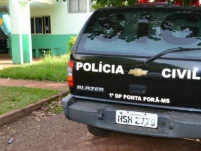 Homem foi preso e levado para a Delegacia de Polícia Civil de Ponta Porã. (Foto: Ponta Porã Informa)
