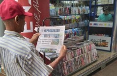 Jornal O Progresso circula pela última vez na sexta-feira (Foto: Adilson Domingos)