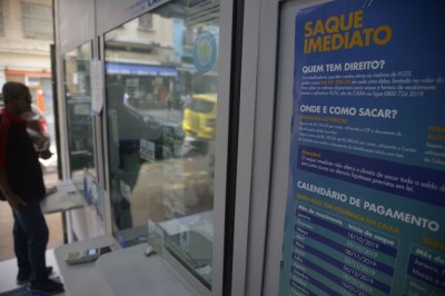 Saques também pode ser feitos em lotéricas (Foto: Fernando Frazão/Agência Brasil)