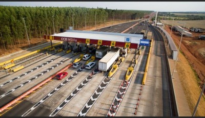 Pedágio na BR-163/MS está presente de norte a sul de MS - Foto: CCR