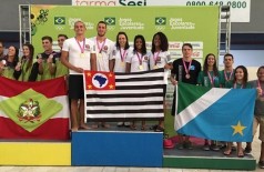 MS fatura mais três bronzes na natação nos Jogos Escolares da Juventude (Foto: reprodução)