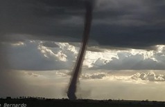 Tornado foi registrado entre Vicentina e Fátima do Sul -Foto: George Bernardo