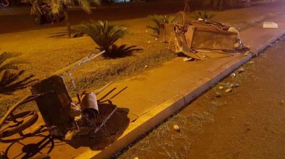 Catador de recicláveis foi atingido por veículo Gol - Foto: Divulgação