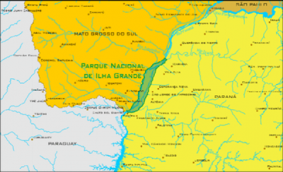Unidade de Conservação está localizada na divisa entre os estados de Mato Grosso do Sul e Paraná (Foto: Reprodução/MPF-MS)