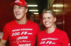 Michael Schumacher e sua mulher Corinna (Foto: Reprodução/Facebook)