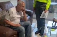 El Tio após ser preso em casa em Medellin Foto: Reprodução/Caracol