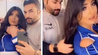 Marido escova o cabelo da esposa em vídeo: 'transgressão' - Foto: Reprodução