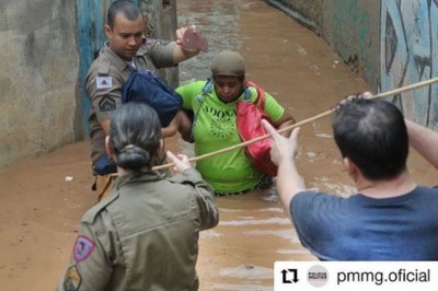 Nas últimas 24 horas, chuva fez mais cinco vítimas no estado (Foto: Divulgação/PMMG)