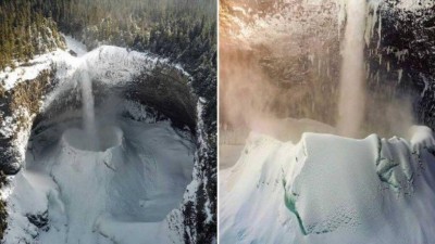 Helmcken Falls, no Canadá - Foto: Reprodução/Instagram(mounntaingoat)