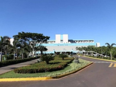 Fachada da Santa Casa de Campo Grande. (Foto: Paulo Francis)