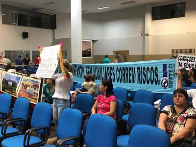 Greve na educação infantil é motivada pela falta de auxiliares educacionais (Foto: Divulgação/Simted)