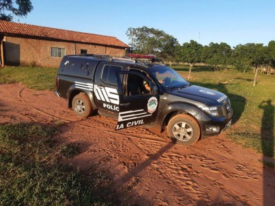 Polícia localizou o acusado em uma fazenda - Foto: divulgação/PC