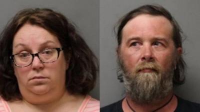 Julie e Rodney Wheeler: farsa para evitar prisão (Foto: Divulgação/West Virginia Regional Jail)
