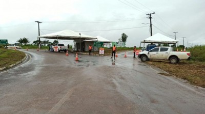 Barreiras estão sendo adotadas em várias cidades de MS - Foto: Reprodução