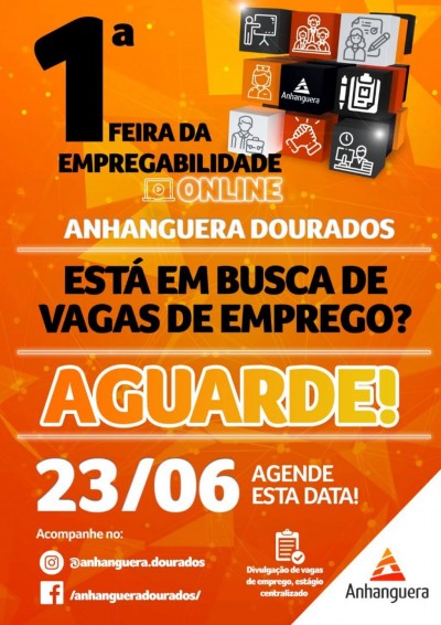 Anhanguera realiza 1ª Feira da Empregabilidade Online em Dourados (Foto: reprodução)