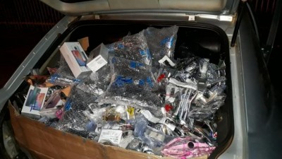 Produtos de contrabando foram apreendidos pela Guarda - Foto: GMD