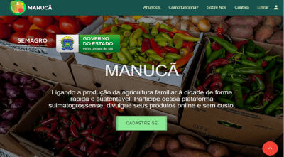 Aberta para cadastro de compradores, plataforma ajuda a encontrar produtores de alimentos durante a pandemia (Foto: reprodução)
