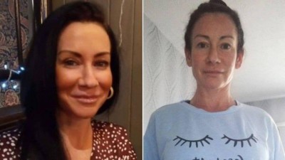 Lynette antes e depois da quarentena - Foto: Reprodução