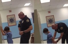 Vídeo de menino de 8 anos algemado por policiais viraliza: 