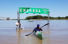 Atletas de sete estados participaram da competição no Rio Paraguai, em Corumbá (Foto: Lucas Castro/Fundesporte)