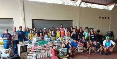 Ultramaratonas solidárias já arrecadaram mais de 5 toneladas de alimentos desde 2016 (Foto: Divulgação)
