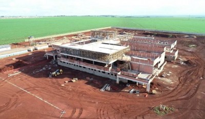 Hospital Regional está sendo construído às margens da BR-43 - Foto: SES