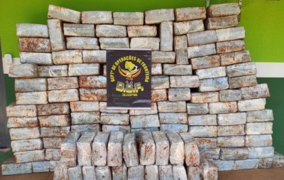 Veículo que seguia para Dourados com mais de uma tonelada de maconha foi apreendido pelo DOF durante a operação