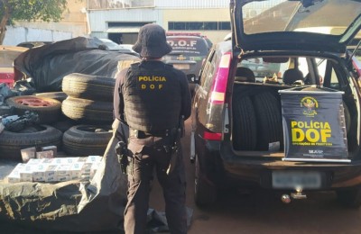 Veículos que seguiam para Dourados são apreendidos R$73 mil em produtos ilegais