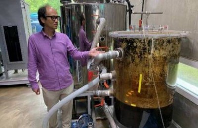Laboratório universitário que produz biogás a partir de conexão com vaso sanitário: dinheiro digital aos participantes Foto: Reuters