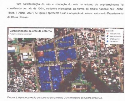 Bairro edificado sobre área onde havia antigo lixão teve presença de gás metano detectada por perícia (Foto: Reprodução)