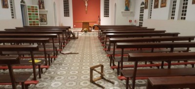 Estrangeiros são indiciados por suspeita de danos à igreja em Bonito