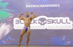 Fisiculturista Tiago Botelho foi campeão estadul bodybuilder sênior até 80 quilos no início do mês e vai disputar etapa nacional (Foto: Reprodução)