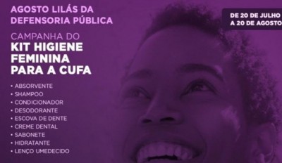 Mulheres em situação de vulnerabilidade social receberão kits de higiene