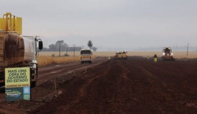 Obras de pavimentação nas rodovias MS-278 e MS-378 vão integrar região produtora (Foto: Chico Ribeiro/Divulgação-GovernoMS)