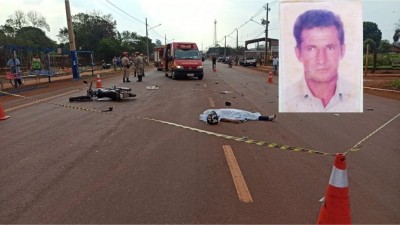 Idoso morre após bater moto de frente contra carro em Dourados