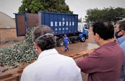 Governo viabiliza coleta de vidro e logística reversa de embalagens atinge novo patamar em MS