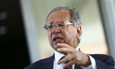 Paulo Guedes falou hoje em seminário online (Foto: Marcelo Camargo/Agência Brasil)