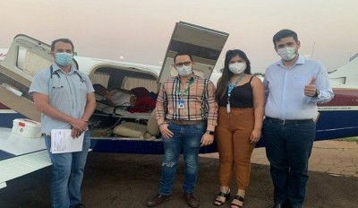 Governo do Estado leva paciente para fazer transplante em São Paulo