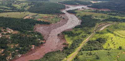 Região de Brumadinho após o rompimento da barragem (Foto: Isac Nóbrega/PR)