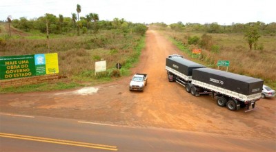 Estrada da Picadinha: pavimentação representa mais segurança para os usuários (Foto: Chico Ribeiro/Divulgação-GovernoMS)