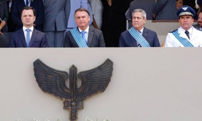 O evento ocorreu na Base Aérea de Brasília (Foto: Isac Nóbrega/PR)