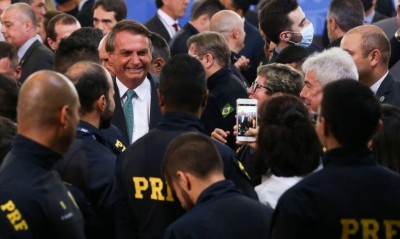 Lançamento da Operação Rodovida 2021/2022 nas rodovias federais, no Palácio do Planalto (Foto: Antonio Cruz/Agência Brasil)
