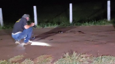 Confronto ocorreu na região do anel viário em Dourados - Foto: Sidnei Bronka