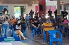 Evento da Agehab em Eldorado (Foto: Divulgação/GovernoMS)