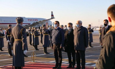 Jair Bolsonaro desembarca na Rússia na manhã de hoje (Foto: © Valdenio Vieira/PR)