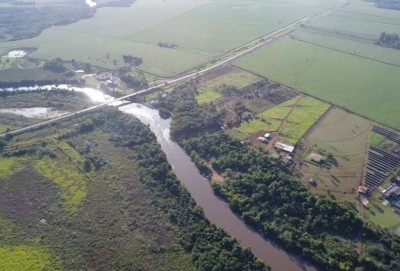 PMA usa drone em fiscalização de pesca no rio Dourados